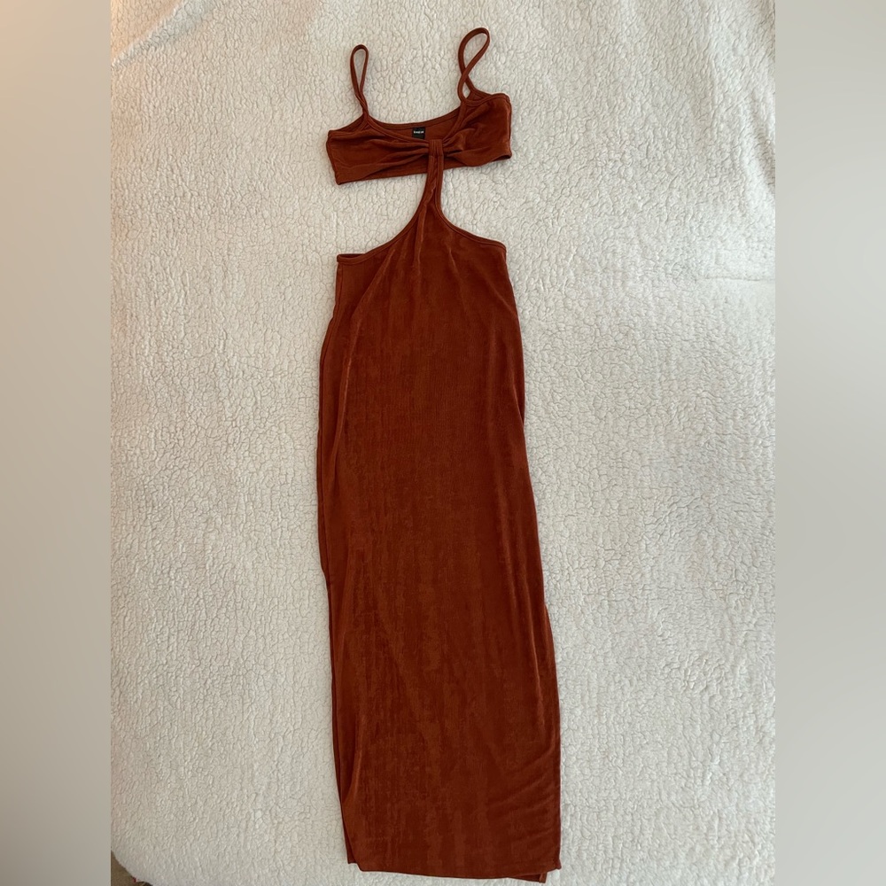 SHEIN split thigh cami dress